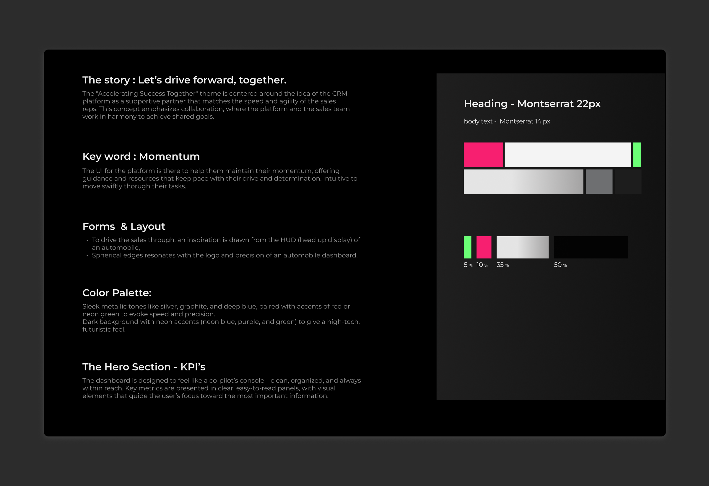 Brand sheet dark